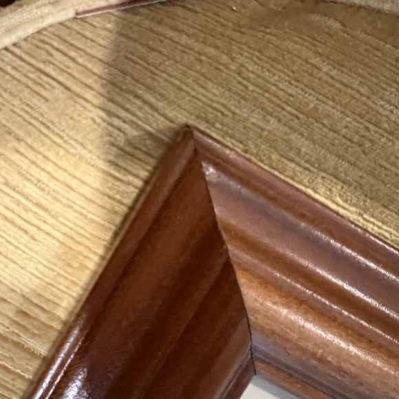 Framed Calligraphy “The Lord’s Prayer” art with oak(?) frame. Glass. - Picture 7 of 15